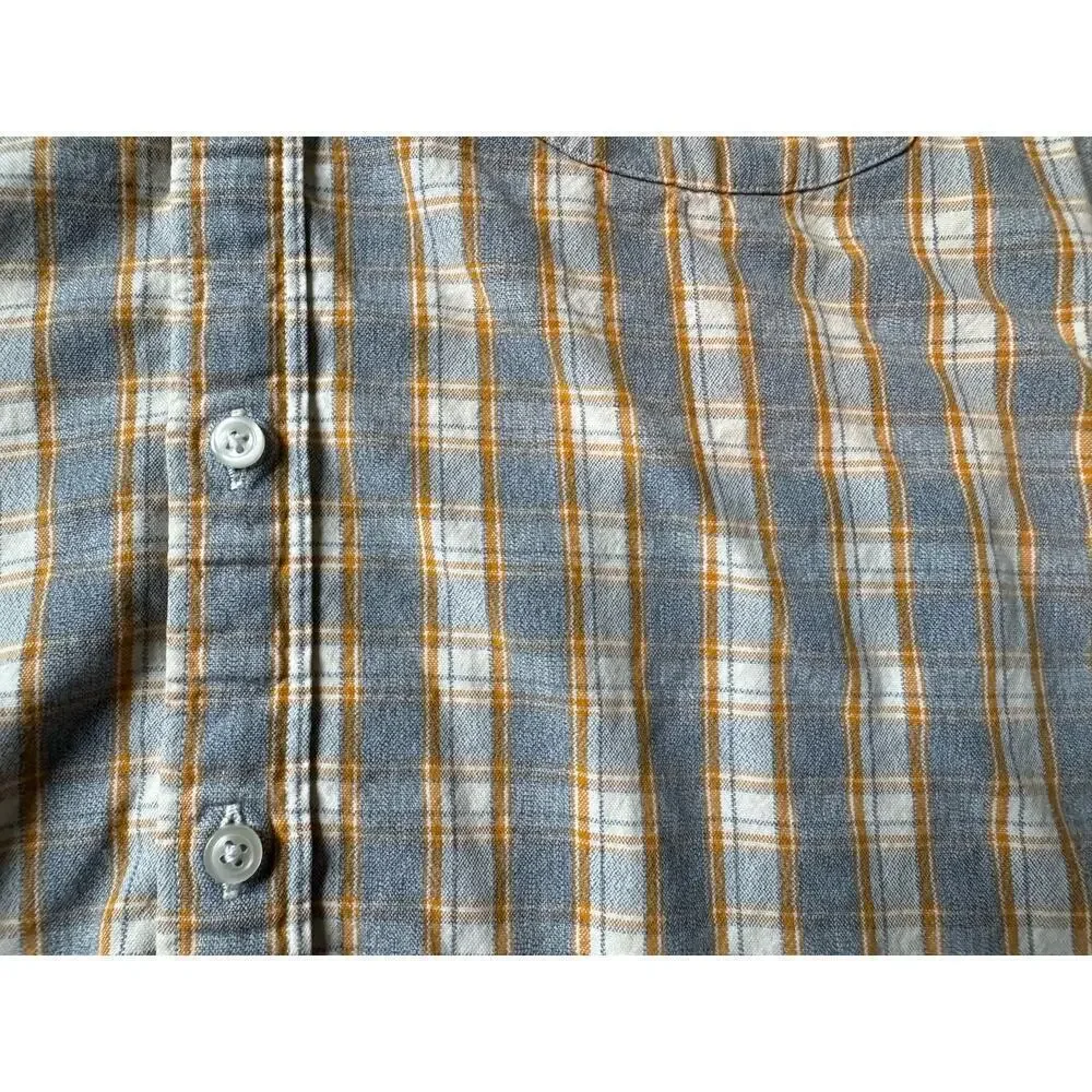 J. CREW JASPE SLIM buttoned shirt, Size Large. Flannel print cotton shirt